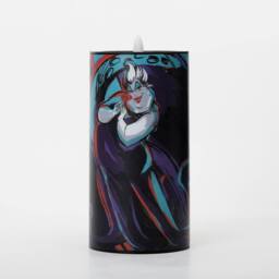 Walt Disney Villains Ursula Inspired Black LED Candle (Single Flame) - Size: Medium - thumbnail 3