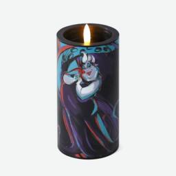 Walt Disney Villains Ursula Inspired Black LED Candle (Single Flame) - Size: Medium - thumbnail 2