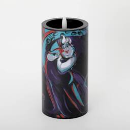 Walt Disney Villains Ursula Inspired Black LED Candle (Single Flame) - Size: Medium - thumbnail 4