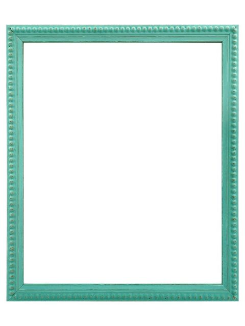 Frames & Mirrors 4U Crown Bobbin Wooden Picture Frame 12x8 Inch in Turquoise - image 1
