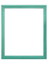 Frames & Mirrors 4U Crown Bobbin Wooden Picture Frame 12x8 Inch in Turquoise - thumbnail 1