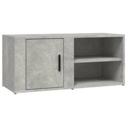 Berkfield Home TV Cabinets 2 pcs Concrete Grey 80x31.5x36 cm Engineered Wood - thumbnail 6
