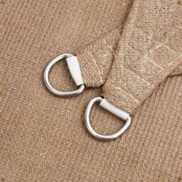 Berkfield Home Sunshade Sail 160 g/m¬≤ Taupe 2.5x2.5x3.5 m HDPE - thumbnail 5