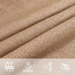 Berkfield Home Sunshade Sail 160 g/m¬≤ Taupe 2.5x2.5x3.5 m HDPE - thumbnail 7