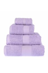 Homescapes Turkish Cotton Bath Towels Set in Lilac