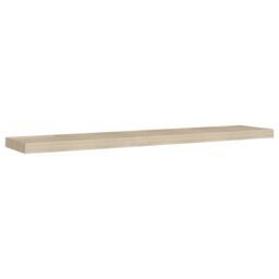 Berkfield Home Floating Wall Shelves 2 pcs Oak 120x23.5x3.8 cm MDF in Brown - thumbnail 3