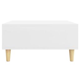 Berkfield Home Coffee Table White 60x60x30 cm Engineered Wood - Size: 60 x 60 x 30 cm - thumbnail 5