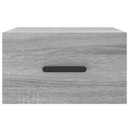 Berkfield Home Wall-mounted Bedside Cabinet Grey Sonoma 35x35x20 cm - Size: 35 x 35 x 20 cm - thumbnail 5