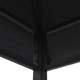 Berkfield Home Fabric BBQ Gazebo 240x150x255 cm Anthracite Steel in Black - Size: 240 x 150 x 255 cm - thumbnail 6