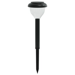 Berkfield Home Solar Pathway Lights with Ground Spikes 4 pcs Warm White & RGB in Black - thumbnail 3