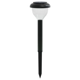 Berkfield Home Solar Pathway Lights with Ground Spikes 4 pcs Warm White & RGB in Black - thumbnail 4