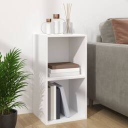 Berkfield Home Vinyl Storage Box White 71x34x36 cm Engineered Wood - Size: 71 x 34 x 36 cm - thumbnail 8