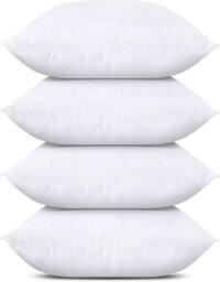 Luxury Living Hollow Fibre Cushion Inserts 45x45cm Set of 4. Plump, Soft & Long-Lasting Cushion Pads. Fit any 45cm covers - Size: 45 cm x 45 cm - thumbnail 3