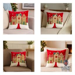 Luxury Living Hollow Fibre Cushion Inserts 45x45cm Set of 4. Plump, Soft & Long-Lasting Cushion Pads. Fit any 45cm covers - Size: 45 cm x 45 cm - thumbnail 7