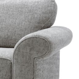 Abakus Direct Ingrid 3 Seater Sofa in Ash Grey in Mid Grey - thumbnail 4