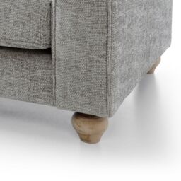 Abakus Direct Ingrid 3 Seater Sofa in Ash Grey in Mid Grey - thumbnail 6