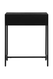 MH London Contemporary Metal Bedside Table for Bedroom in Black - thumbnail 7