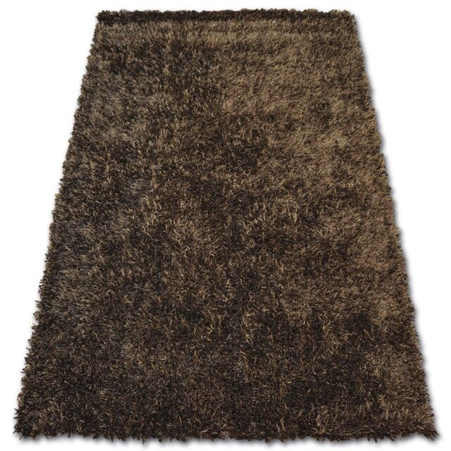 RugsX Shaggy Lilou Rug in Brown - Size: 130 cm x 190 cm - image 1