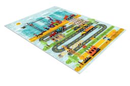 RugsX Junior Rug in Blue - Size: 200 cm x 290 cm - thumbnail 4