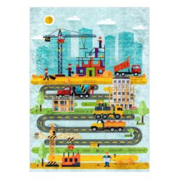 RugsX Junior Rug in Blue - Size: 200 cm x 290 cm - thumbnail 3