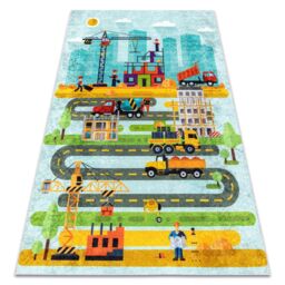 RugsX Junior Rug in Blue - Size: 200 cm x 290 cm