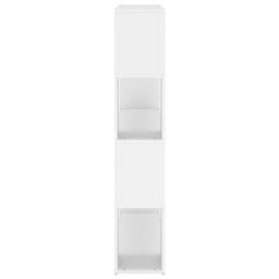 Berkfield Home Book Cabinet Room Divider White 100x24x124 cm - Size: 100 x 24 x 124 cm - thumbnail 6