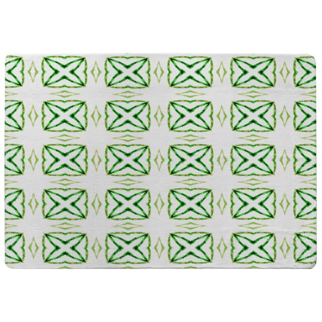 Benjamin Tate Design Green Extraordinary Boho Chic Summer Design Rug in Natural - Size: Large - image 1