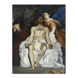 "Artery8 The Dead Christ with Angels Manet Vintage Wall Art Print Poster - Size: W18"" x H24""" - thumbnail 1