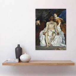 "Artery8 The Dead Christ with Angels Manet Vintage Wall Art Print Poster - Size: W18"" x H24""" - thumbnail 4