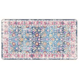 Berkfield Home Rug Washable Multicolour 80x150 cm Anti Slip - Size: 100 cm diameter - thumbnail 3