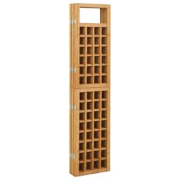 Berkfield Home 6-Panel Room Divider/Trellis Solid Fir Wood 242.5x180 cm in Brown - thumbnail 4