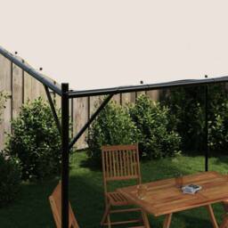 Berkfield Home Gazebo White 4x4 m 180 g/m ² Fabric & Steel - thumbnail 1