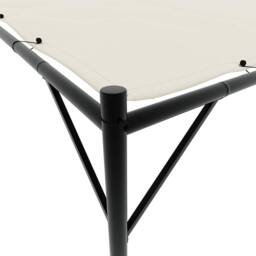 Berkfield Home Gazebo White 4x4 m 180 g/m ² Fabric & Steel - thumbnail 7