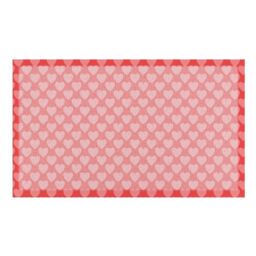 Artsy Mats Heart Pattern Doormat in Pink - Size: 40 cm x 70 cm - thumbnail 2