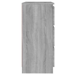 Berkfield Home Sideboard Grey Sonoma 60x35x76 cm Engineered Wood - Size: 60 x 35 x 76 cm - thumbnail 4