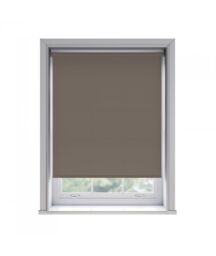 New Edge Blinds No Drill Chocolate Thermal Blackout Roller Blind 170cm Drop - Size: 55 cm width x 165 cm drop - thumbnail 1