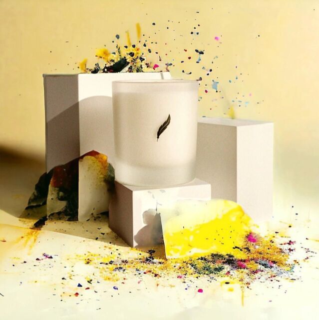 Novenary Wafira Candle Giftset 220g in White - image 1