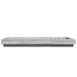 Berkfield Home Modern Bed Frame without Mattress Grey Sonoma 75x190 cm Small Single - thumbnail 5