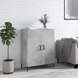 Berkfield Home Sideboard Concrete Grey 69.5x34x90 cm Engineered Wood - thumbnail 2