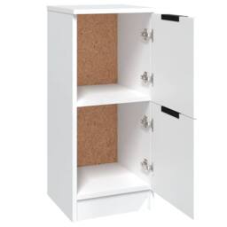 Berkfield Home Sideboard White 30x30x70 cm Engineered Wood - Size: 30 x 30 x 70 cm - thumbnail 6