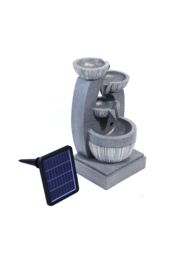 H&O Direct Solar Powered Resin Water Fountain Rockery Decoration - thumbnail 5
