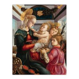 Artery8 Sandro Botticelli Framed Wall Art Print Madonna & Child with Angels - Size: A4 - thumbnail 3