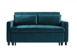 FURNITURE ONE Sofa Bed Double, Convertible 3 in 1 Pull Out Sofa Bed Max Load 300LBS in Dark Green - Size: 1 Pack - thumbnail 5