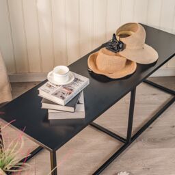 Nordlys Industrial Design Bench Metal Legs in Black - thumbnail 4