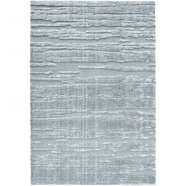 The Rug Shop UK Blue Modern Abstract Shaggy Easy To Clean Area Rug - Size: 160 cm x 230 cm - image 1