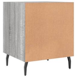 Berkfield Home Modern Bedside Cabinets 2 pcs Grey Sonoma 40x40x50 cm Engineered Wood - Size: 40 x 40 x 50 cm - thumbnail 9