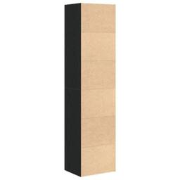 Berkfield Home Durable Bookcase Black Oak 31x24x127 cm Engineered Wood - Size: 31 x 24 x 127 cm - thumbnail 6
