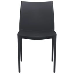 Berkfield Home Garden Chairs 2 pcs Anthracite 50x46x80 cm Polypropylene in Black - Size: 50 x 46 x 80 cm - thumbnail 4