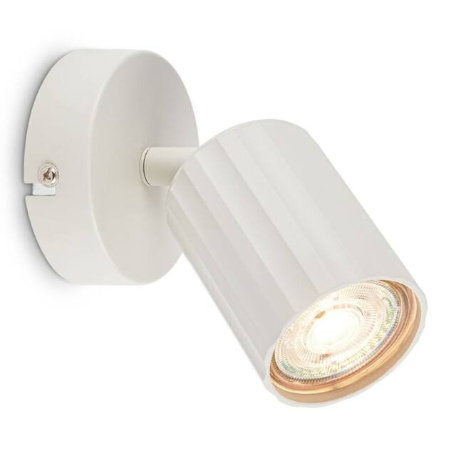 BRILONER Off White Metal Wall Lamp GU10 Single Spot Light Reading Spotlight - image 1