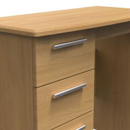 Ready Assembled 2 U Windsor 3 Drawer Vanity (Ready Assembled) in Light Brown - thumbnail 4